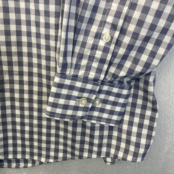 Lot of 2 Chaps Button Up Shirt Mens Large Long Sleeve Easy Care Stretch Plaid - Picture 9 of 16